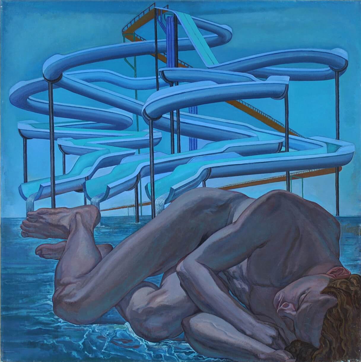 Margaret McCann, Water Country, 1995 - 2005, 40 x 40 inches (courtesy of the artist)