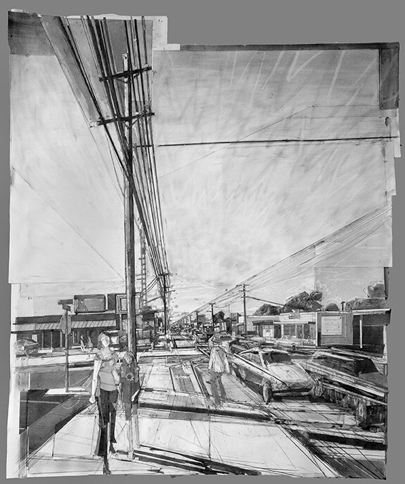 Mark Lewis, Peoria Ave. #3, 2009, 59 × 51 inches (courtesy of the artist)