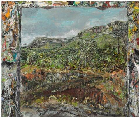 Nick Miller, From the Studio to Ben Bulben, 2009, oil on linen, 51 x 61 cms (courtesy of the artist and Rubicon Gallery)