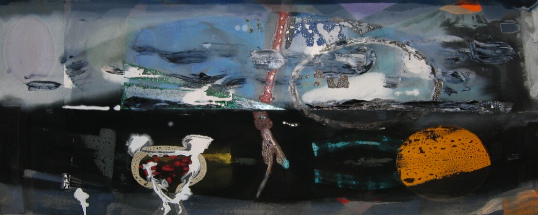 Patrick Jones, Mindscape, 2012, acrylic and yacht varnish on canvas (courtesy of the artist)