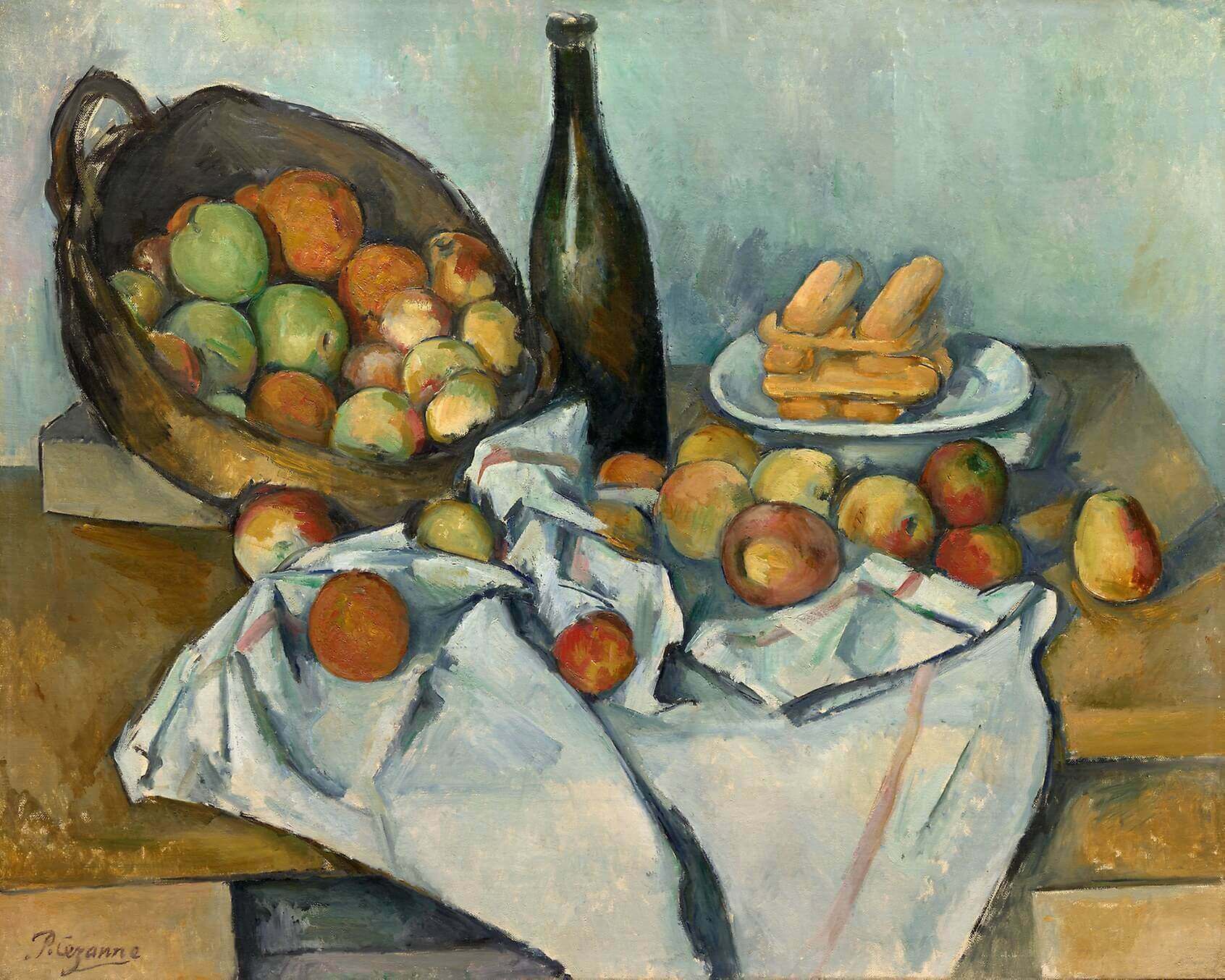 Paul Cézanne, The Basket of Apples, c. 1893 (Helen Birch Bartlett Memorial Collection, Art Institute of Chicago)