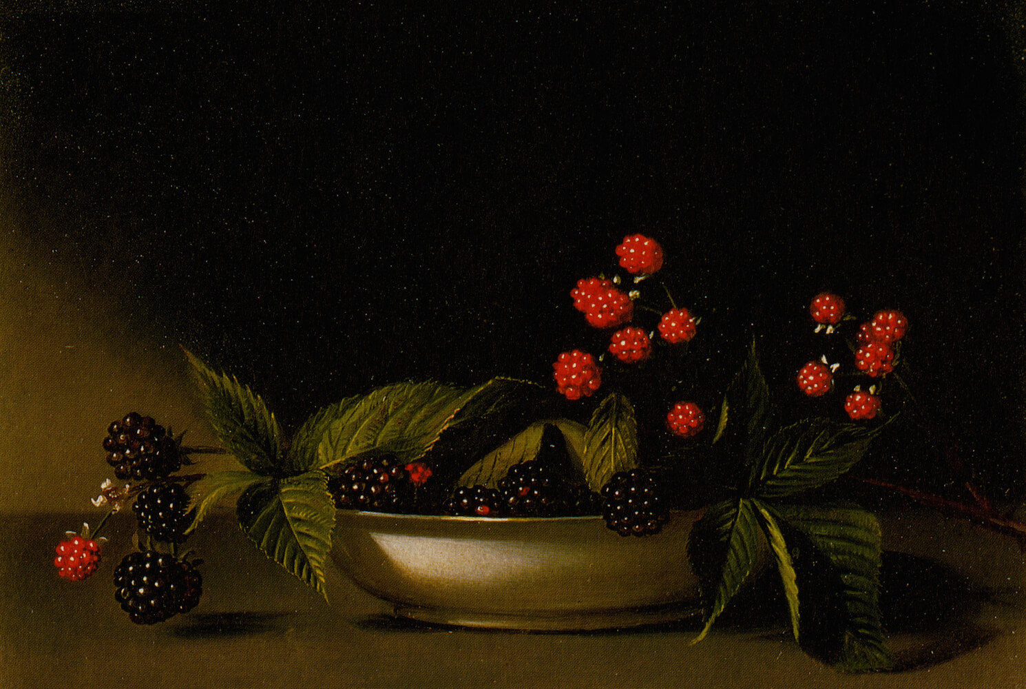 Raphaelle Peale, Blackberries, c.1813, oil on canvas (De Young Museum)
