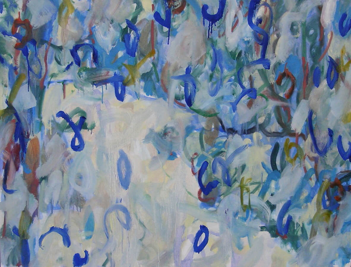 Ro Lohin, Blue Passage, 2011, oil on linen, 32 x 42 inches (courtesy of the artist)