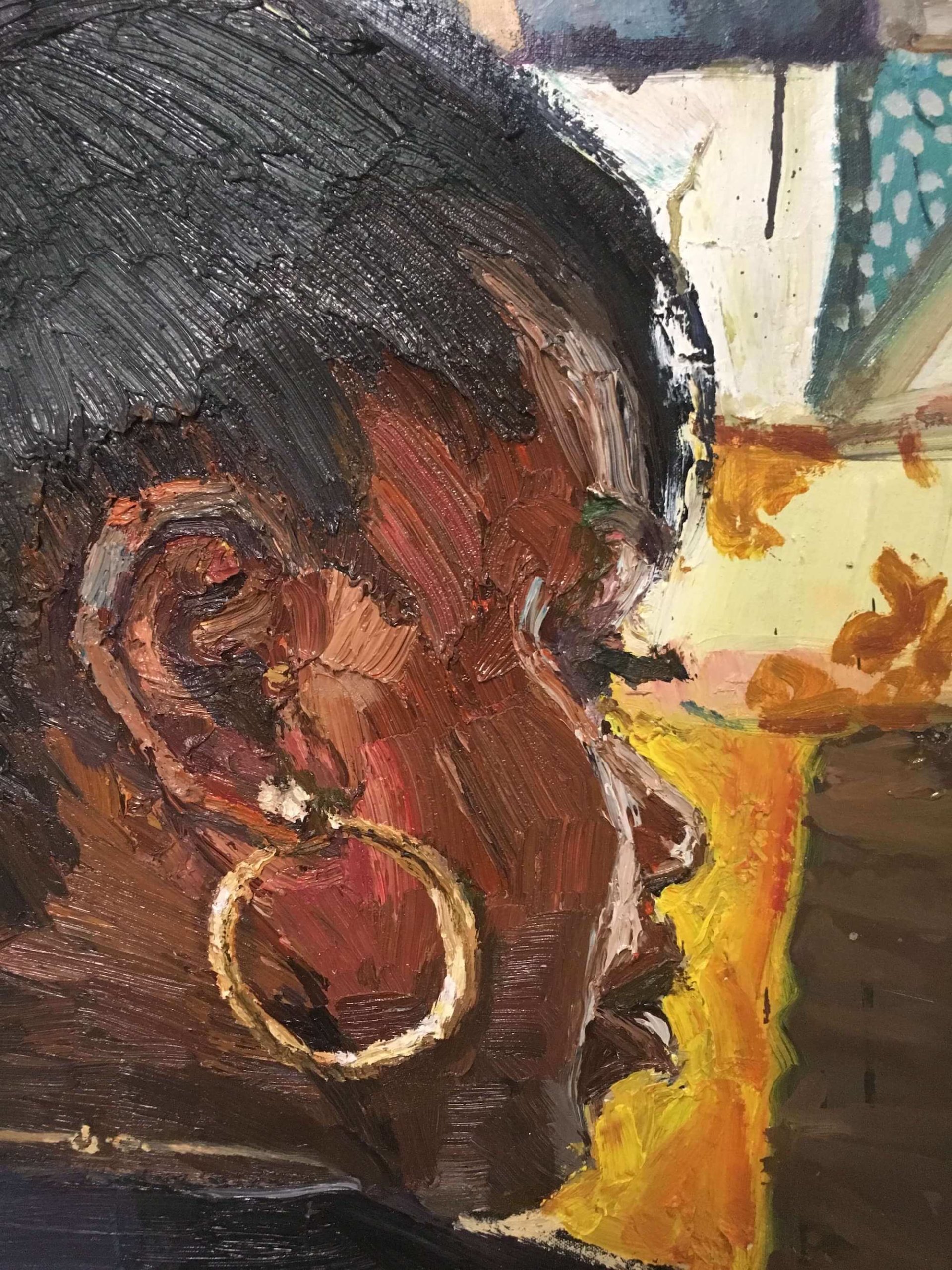 Sedrick Huckaby, Backlit Portrait (detail)