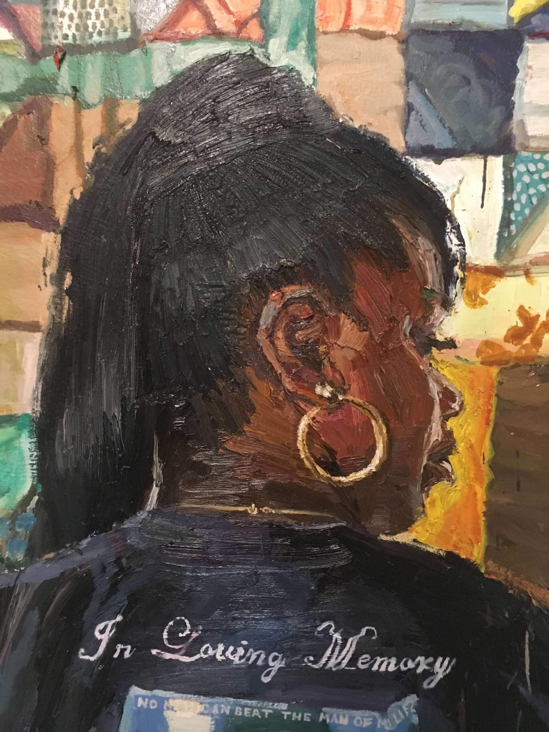 Sedrick Huckaby, Backlit Portrait (detail)