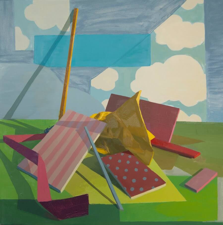 Shane Walsh, Reconstructed Afternoon, 2010, oil on canvas, 29 x 29 inches (courtesy of the artist)