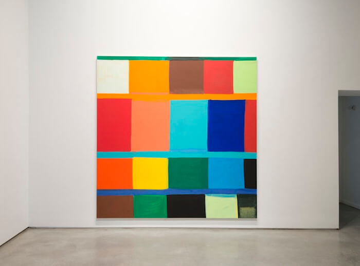 Stanley Whitney, Bodyheat, 2012, oil on linen, 96 x 96 inches (courtesy of Team Gallery)