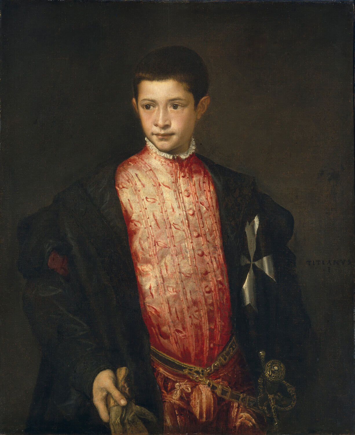 Titian, Portrait of Ranuccio Farnese, 1542 (National Gallery of Art, Washington DC)