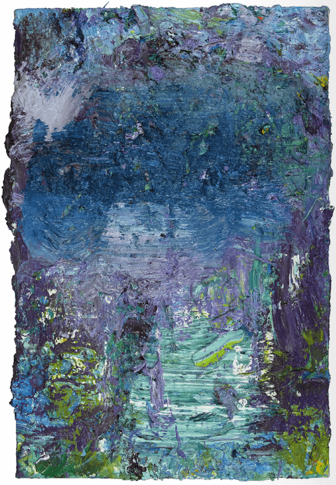 Ying Li, Ascona Rain, 2013, oil on linen, 18 x12 inches (courtesy of the artist)