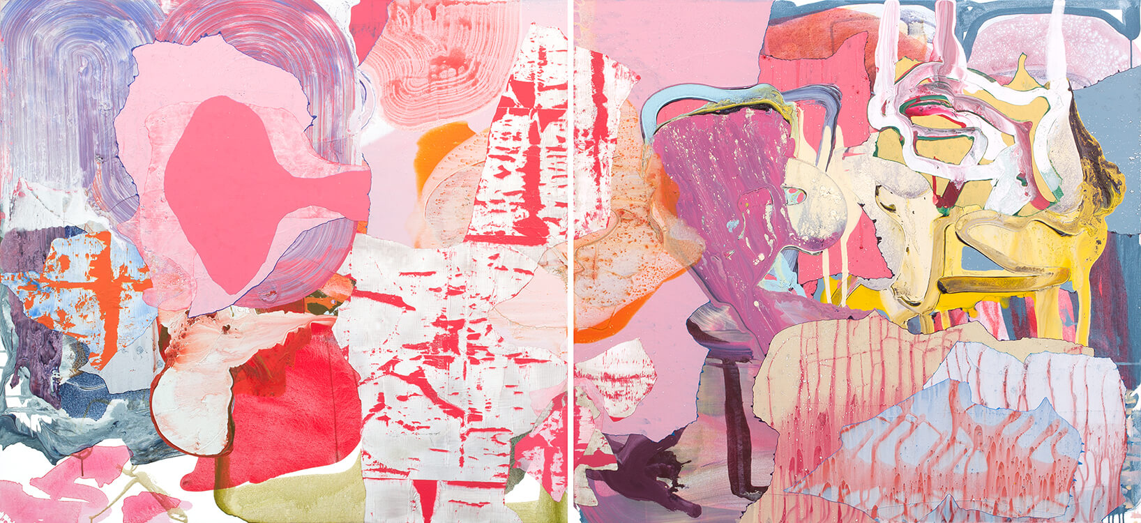 Zachary Keeting, May (2), acrylic on canvas, 50 x 109 inches (courtesy of the artist)