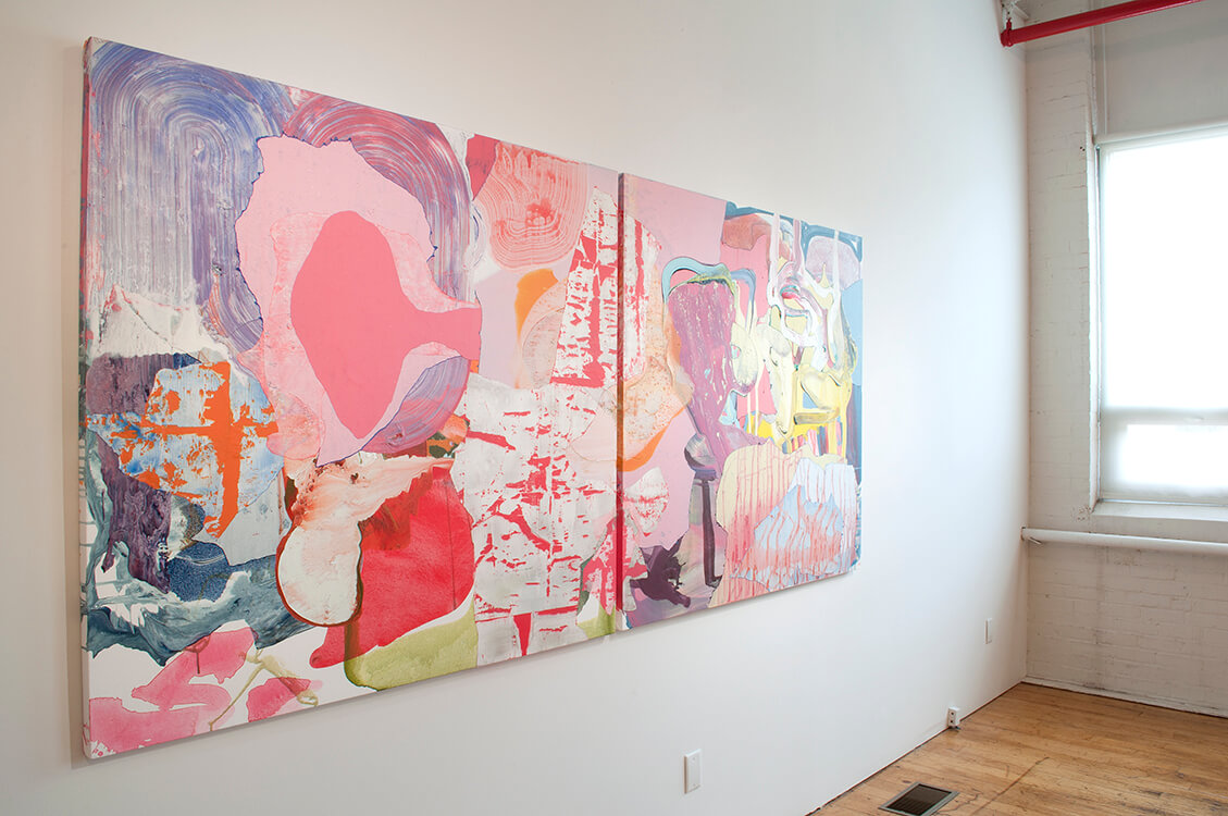 Installation View: Zachary Keeting: Recent Paintings at Giampietro Gallery