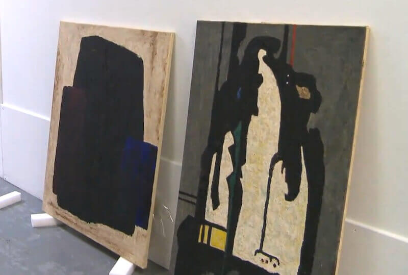 Two early Clyfford Still paintings