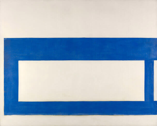 Perle Fine, Cool Series, No. 34, Ensign, ca. 1961-1963, oil on canvas, 68 x 84 inches (courtesy Spanierman Modern)
