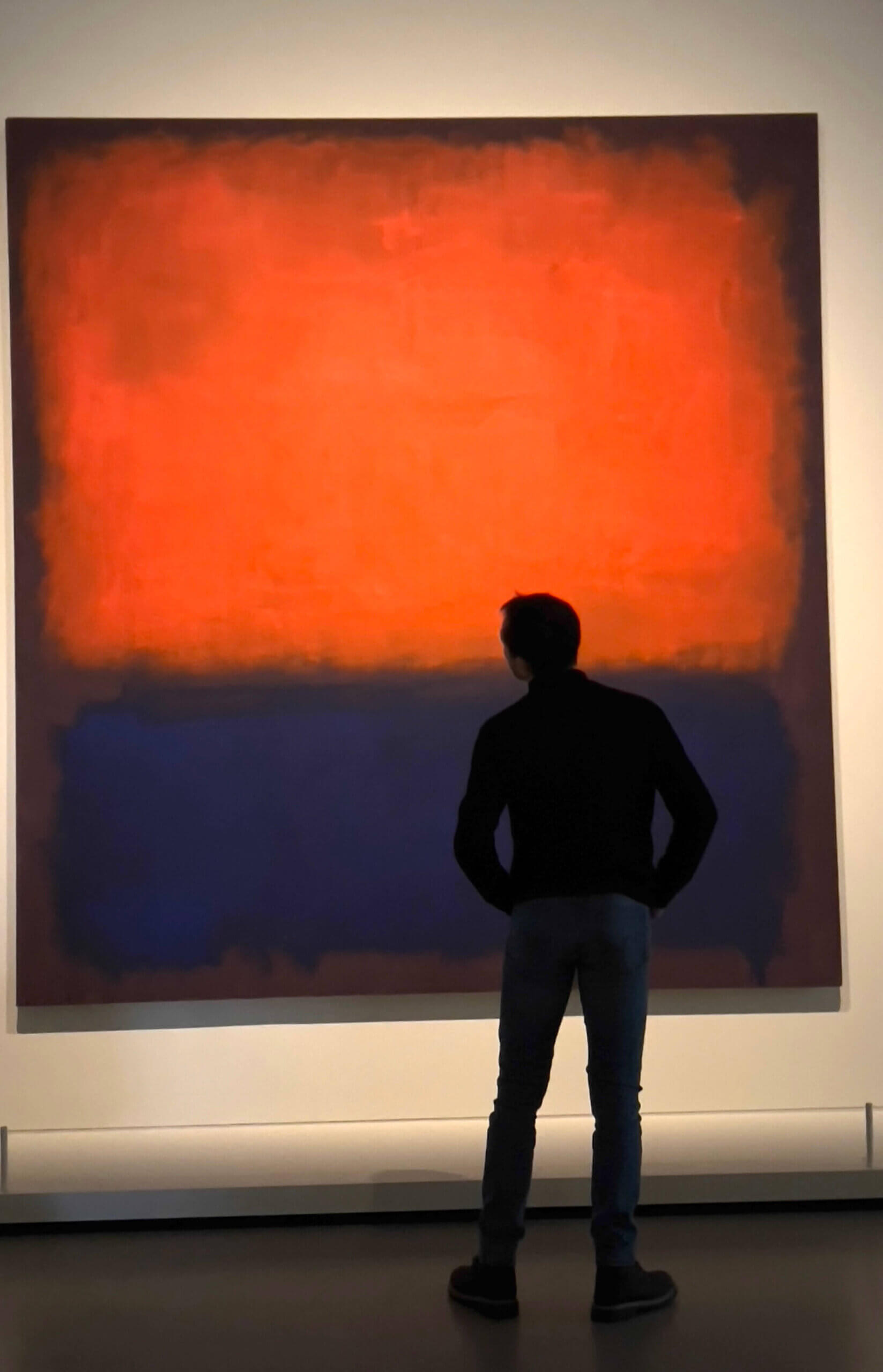 looking at a mark-rothko painting